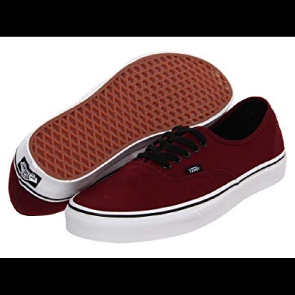 burgundy vans